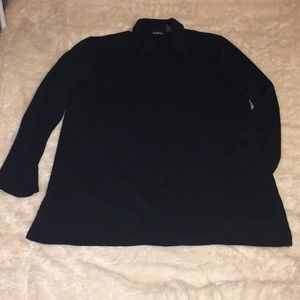 George black long button down sleeve jacket/shirt